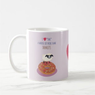Tasse Mouton Mignon - Tasse d'Amour - Brebis avec