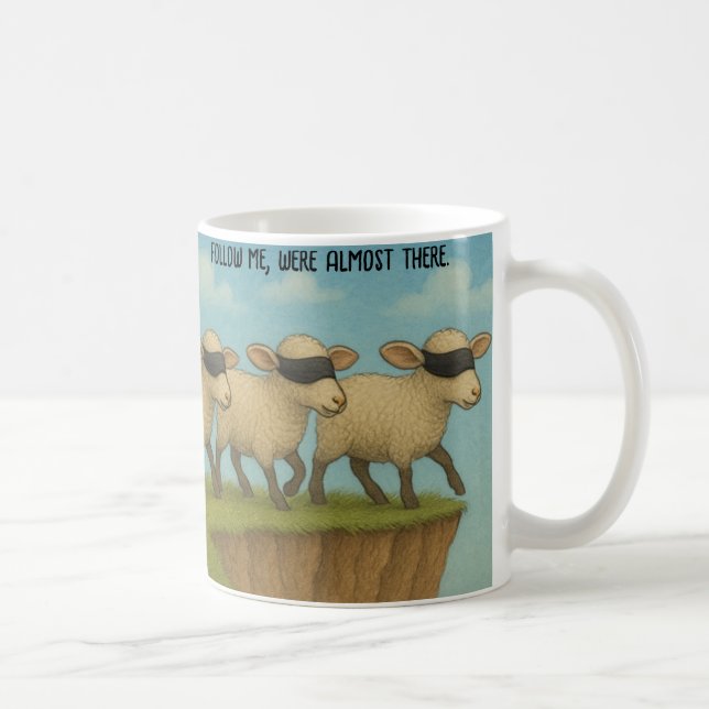 Tasse mouton Suivez-moi (Droite)