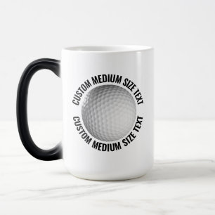 Tasse Moyenne & Balle de Golf 450ml Personnalisée