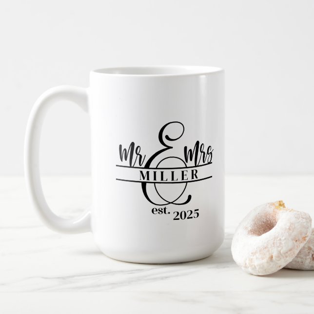 Tasse Mr. & Mrs. Coffee (Avec donut)
