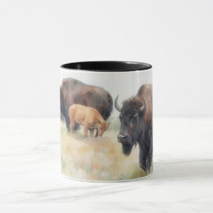 Tasse Mug Art Animal Sauvage Nature Bison Buffle