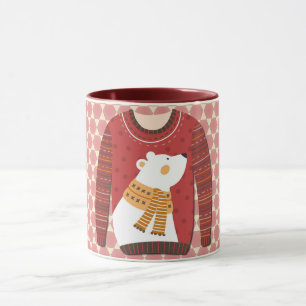Tasse Mug Art avec Sweat-shirt Laid de Ours Polair