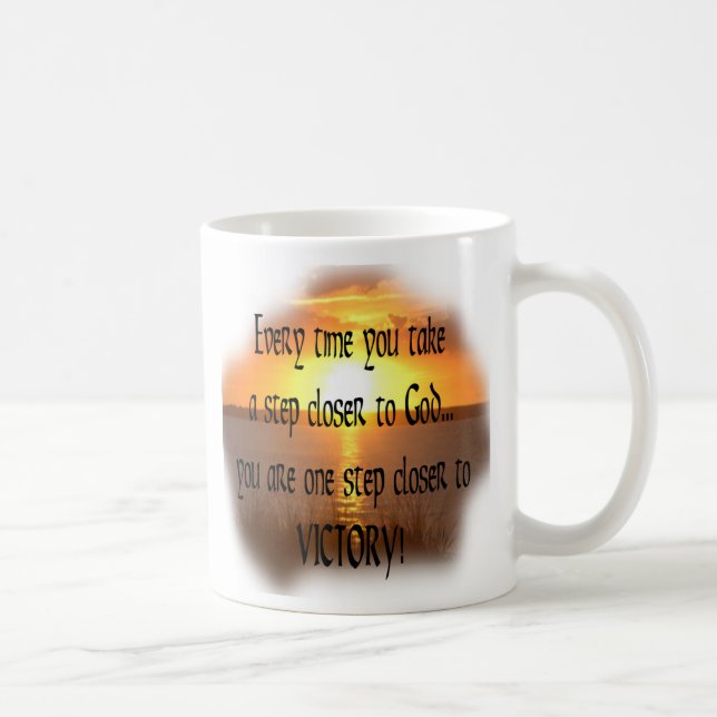 Tasse Mug Café Religieux Inspirant Arc-en-ciel (Droite)