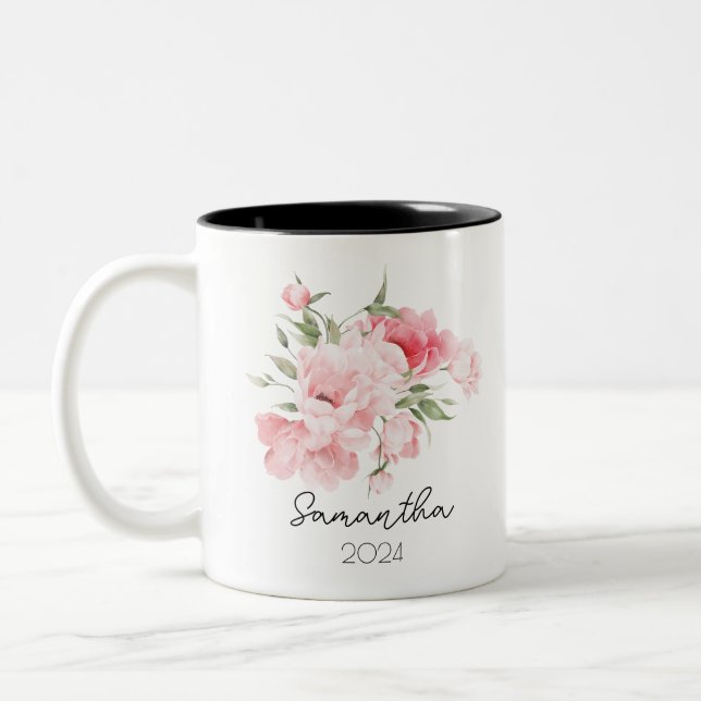Tasse Mug Fleur de Naissance (Gauche)