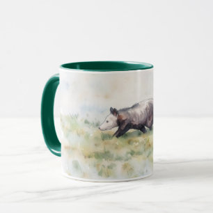 Tasse Mug Opossum Sarigue Art Animal Nature