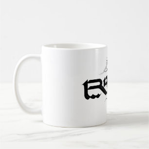 Tasse mugs belle rebelle calligraphie 