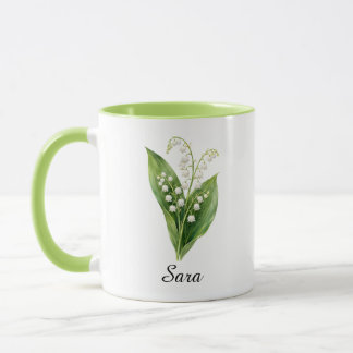 Tasse Muguet Fleur de Naissance de Mai