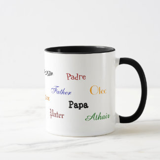 Tasse multilingue de papa
