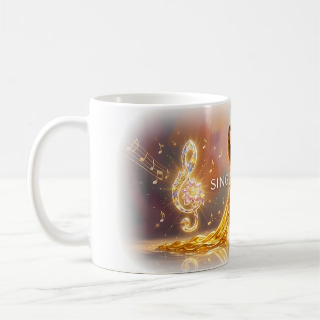 Tasse Muse Musicale Chantez Votre Âme (Gauche)