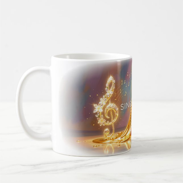 Tasse Muse Musicale Chantez Votre Âme (Gauche)
