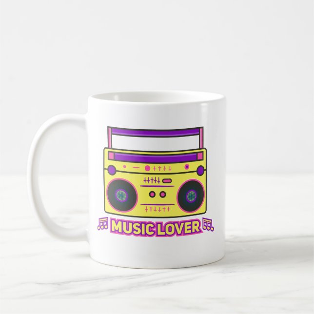 tasse Music Lover Radio (Gauche)