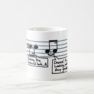 Tasse musicale de plaisanterie
