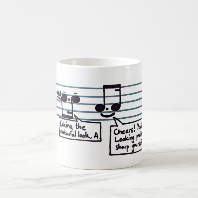 Tasse musicale de plaisanterie (Centre)
