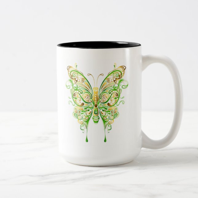 Tasse mystique de papillons (Droit)
