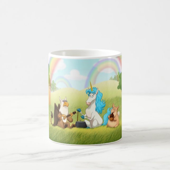 Tasse mythologique de bande de cruche (Centre)