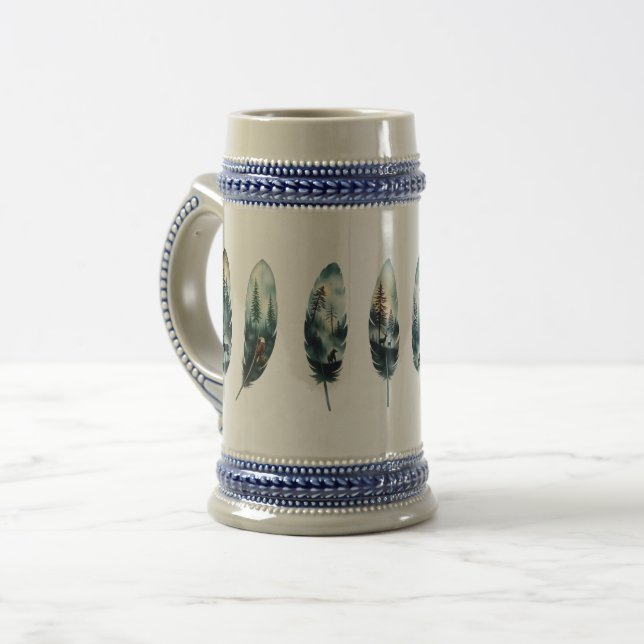 Tasse Nature et Images de Faune sur des Plumes (Devant gauche)
