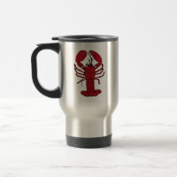 Tasse nautique de voyage de plage   de homard