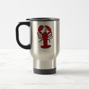 Tasse nautique de voyage de plage   de homard