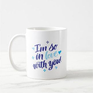 Tasse Navy & Aqua « Je suis tellement amoureux de