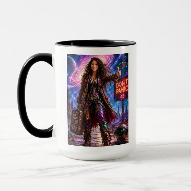 Tasse Ne Paniquez Pas (Gauche)