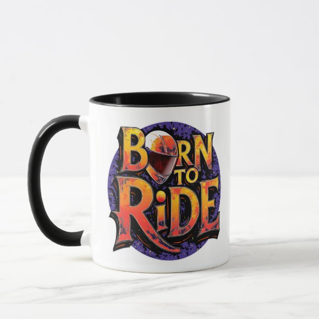 Tasse Né pour Rouler (Gauche)