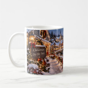Tasse Noël au bord de la mer