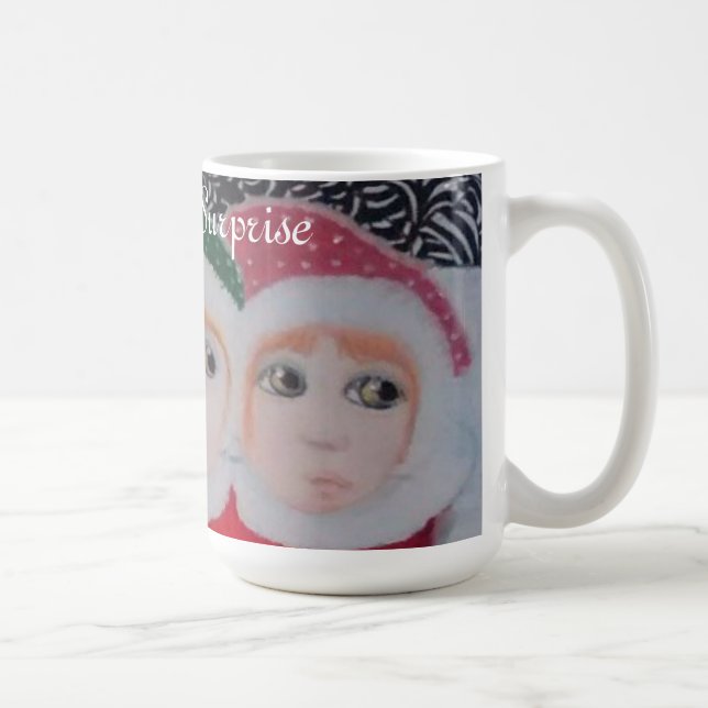 Tasse Noël Surprise mignons enfants (Droite)