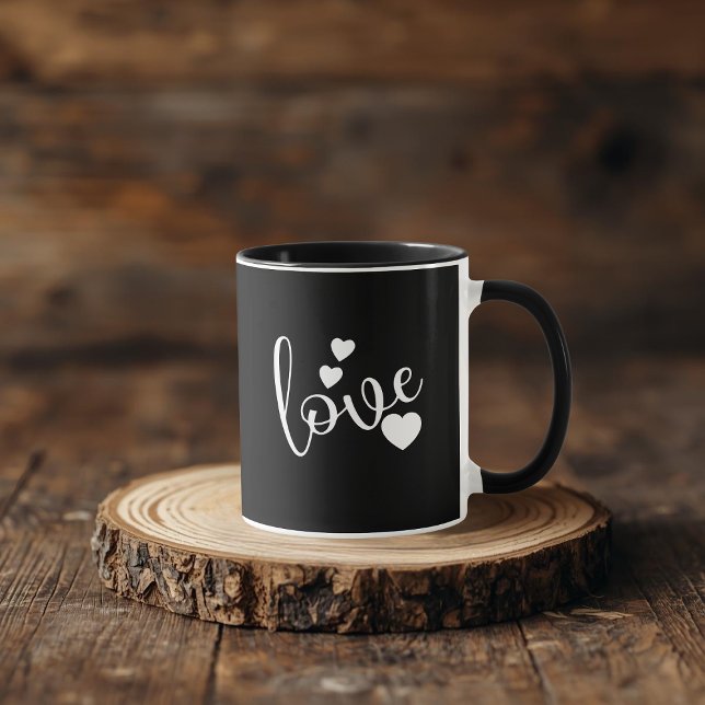 Tasse Noir & Blanc (Créateur téléchargé)