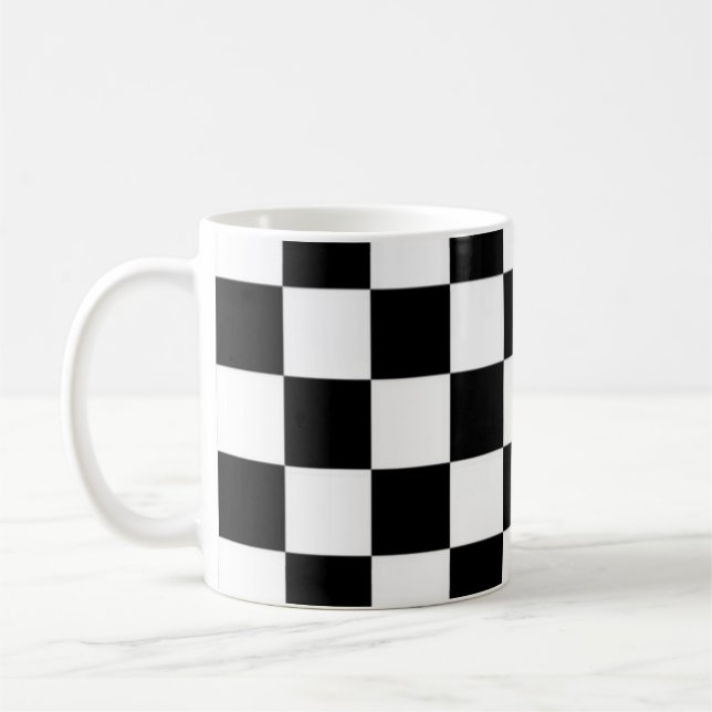 Tasse noir et blanc (Gauche)