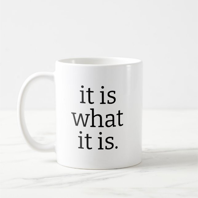 Tasse noire citation impertinente, tasse de café d (Gauche)