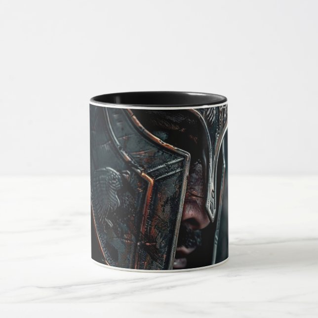 Tasse noire d'art abstrait moderne en ligne | Co m (Centre)