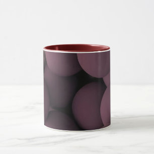 Tasse noire d'art abstrait moderne en ligne Co m