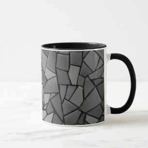 Tasse noire de mosaïque