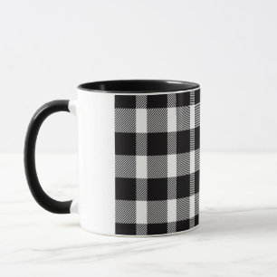 Tasse noire et blanche
