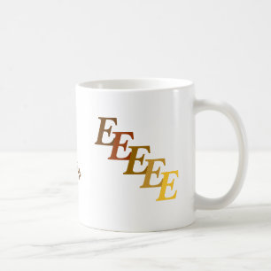 Tasse - nom Brown avec des initiales