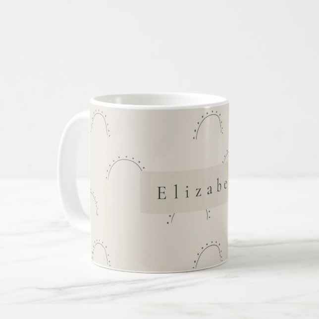 Tasse Nom Moderne  (Devant gauche)
