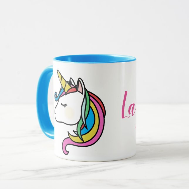 tasse nommée de licorne (Devant gauche)