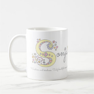 Tasse nommée de monogramme de signification de la