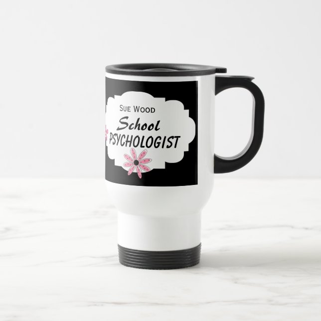 Tasse nommée faite sur commande de psychologue (Droite)