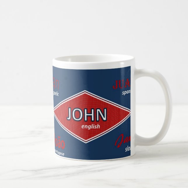 Tasse nommée internationale de John (Droite)