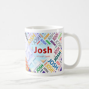 Tasse nommée personnalisée Josh