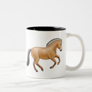 Tasse norvégienne de cheval de fjord