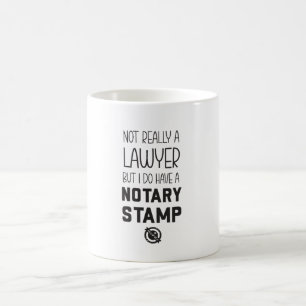 Tasse Notaire Pas Avocat Mug Drôle