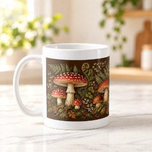 Tasse Notes de terrain sur les champignons Étude d