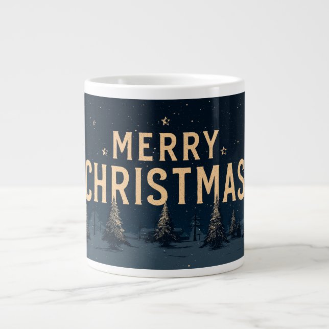🎄 Tasse Nuit d'Hiver Enchantée 🌟 (Devant)