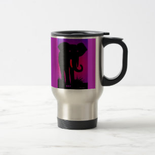 Tasse observée par rose d'acier inoxydable