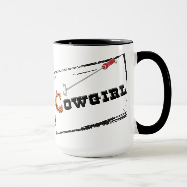 Tasse occidentale de tasse de café "de cow-girl (Droite)