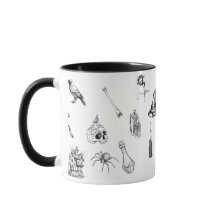 Tasse Occulte Gothique Vintage