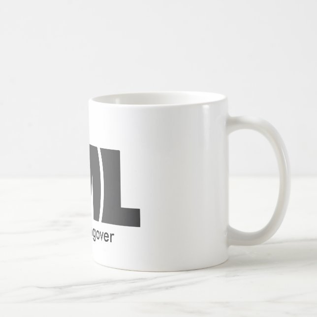 Tasse officielle de FML : Gueule de bois (Droite)