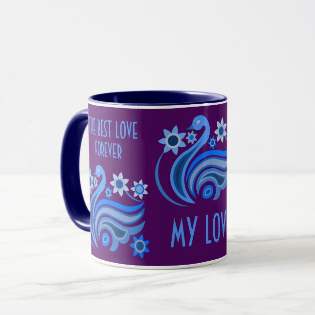 TASSE OISEAU CRÉATIVE POUR OFFRIR VOTRE AMOUR (Devant gauche)